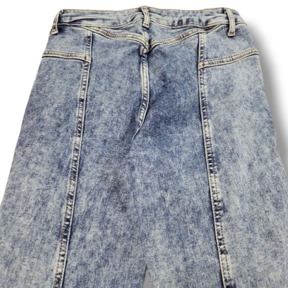 We The Free Jeans Size 27 W25"xL27.5" Skinny Jeans Stretch High Rise Jeans Blue - Picture 5 of 6